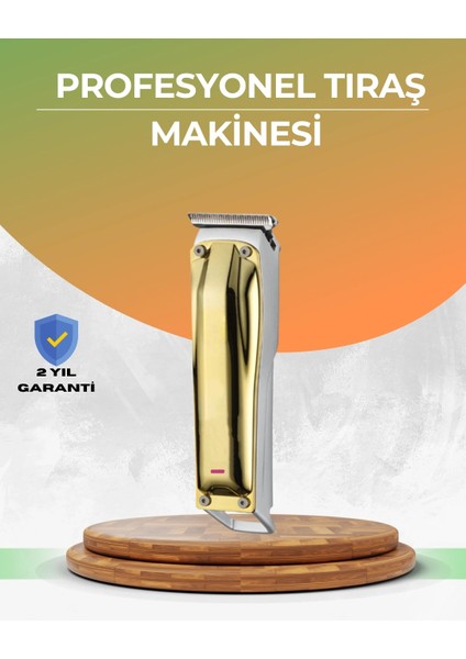 Berber Tipi Saç Sakal Kesme Makinesi USB Şarjlı Sessiz Motorlu