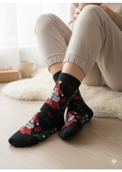 Fugo Concept Fugoconcept Kutulu 2 Çift Yılbaşı Çorabı Seti Noel Konseptli Hediyelik (Pamuklu) fırsatları