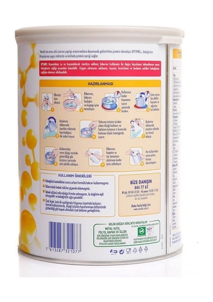 Optipro Probiyotik 1 Bebek Devam Sütü 0-6 Ay 800 gr modelleri