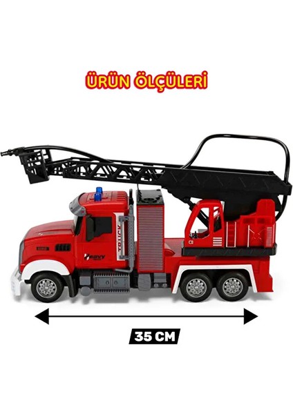 Sesli ve Işıklı USB Şarjlı Uzaktan Kumandalı Itfaiye Aracı 35 Cm- Su Püskürtmeli Itfaiye Aracı modelleri