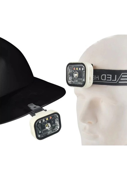 PS-1979 Sensörlü Mıknatıslı Fonksiyonlu Çok Amaçlı Şapka Kafa Feneri