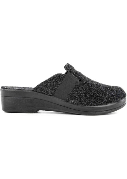 Penny 32924 Anatomik Keçe Kadın Terlik Siyah