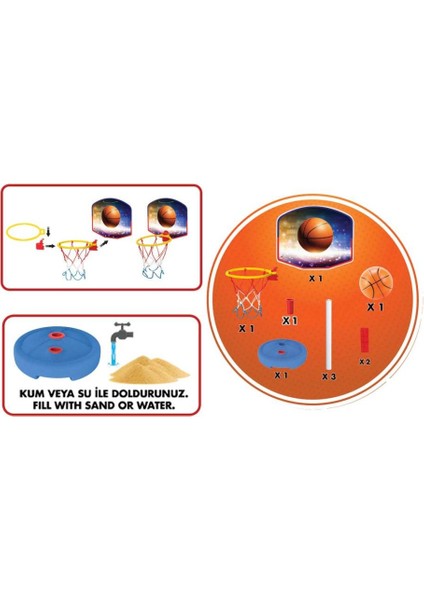 Küçük Ayaklı Basketbol Potası modelleri