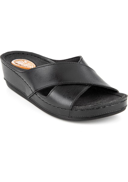 Byblos 32256 Anatomik Topuk Dik. Kadın Terlik Full Siyah fiyatları