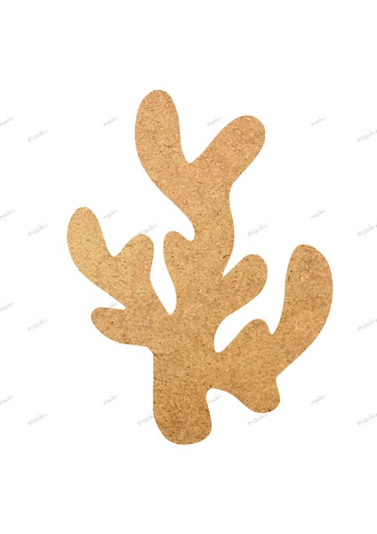 10'lu Paket Ahşap Duvar Dekoru - ST_0065 - 6 x 8 cm