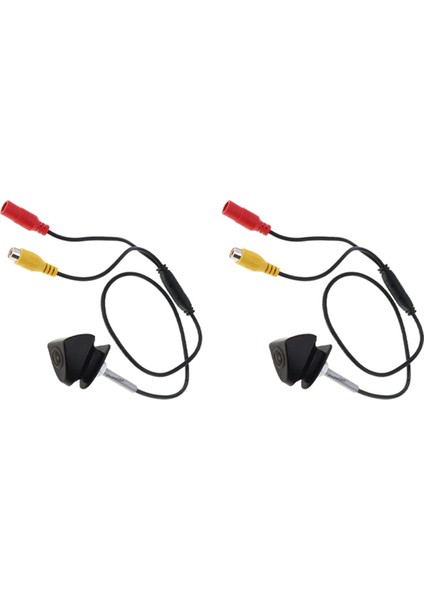 2x Ccd Ön Logo Kamera Için Toyota Prado Highlander Land Camry Front View Tersine Yedek Kamera Park Yardımı (Yurt Dışından)