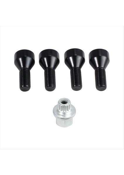 Tekerlek Kilitleme Somun Cıvatası Kiti M12X1 5 36136786419 Bmw Z4 Z3 M6 M5 M3 650I 535I 528I 525I 335I 328I 330I Mini Cooper (Yurt Dışından)
