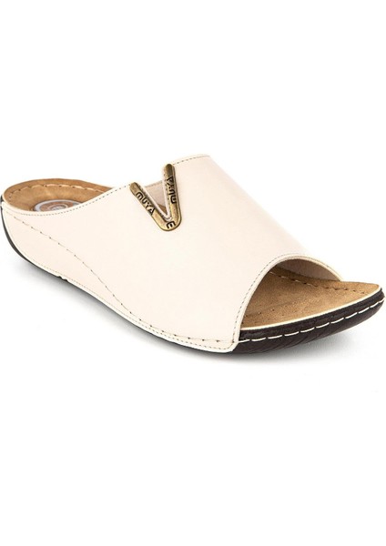 Dion Anatomik Topuk Dikeni Kadın Terlik Bej fiyatları