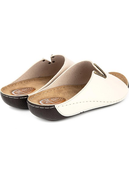 Dion Anatomik Topuk Dikeni Kadın Terlik Bej fırsatları