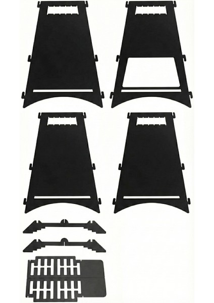 Pratik Montajlı Bushcraft Kamp Ocağı - Taşınabilir Çelik Roket Soba - Demonte Odun Sobası fırsatları