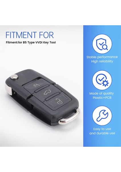 Xhorse Için Araç Uzaktan Anahtarı XKB501EN Universal Wire Uzaktan Anahtar Flip Fob Vw B5 Tip Vvdı Anahtar Aracı Için 3 Düğmeler (Yurt Dışından) indirimleri