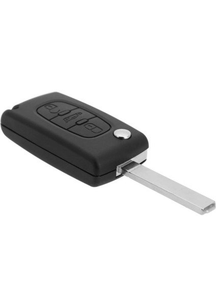 2x Flip Katlanır Uzaktan Araba Anahtarsız Anahtar Kılıf Kabuğu Peugeot 407 307 308 607 3 Düğmeler (Yurt Dışından) fırsatları