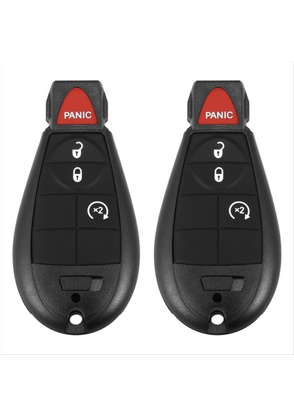 Dodge Ram Için Araba Anahtarı Fob 1500 2013-2021 2500 3500 4500 5500 2013-2018 Anahtarsız Giriş Uzaktan Kontrol GQ4-53T 4 Düğme (Yurt Dışından)