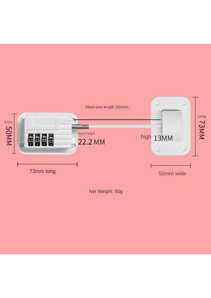 2x Buzdolabı Kilidi Buzdolabı Dondurucular ve Dolaplar Için 4 Hanlı Kombinasyon Kilidi Dereciksiz Montaj Çocuk ve Pet Safe (Yurt Dışından) fırsatları