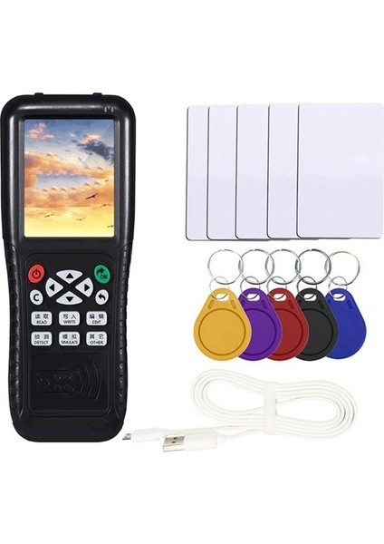 Tam Kod Çözme Işlevi ile Rfıd Fotokopi Makinesi Akıllı Kart Anahtarı Nfc Ic Id Çoğaltıcı Okuyucu Yazarı (Uıd Key T5577 Kart) (Yurt Dışından)