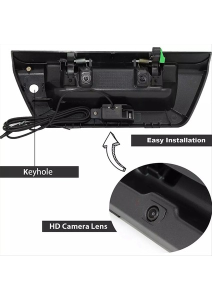 Araba Bagaj Kapağı Tutma Kamerası Ford F-150 2015-2017 FL3Z-9943400-BA FL3Z9943400AA Arka Görünüm Kamerası (Yurt Dışından) modelleri