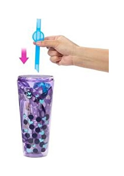 Pop Reveal Bubble Tea Serisi Renkli ve Desenli Bebek ile 8 Sürprizli Eğlenceli Deneyim modelleri