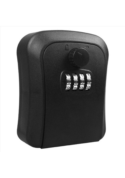 Anahtar Kilit Kutusu Duvara Monte Çinko Alaşımlı Anahtar Kutusu Hava Durumu Geçirmez 4 Haneli Kombinasyon Anahtar Depolama Kilit Kutusu (Yurt Dışından)