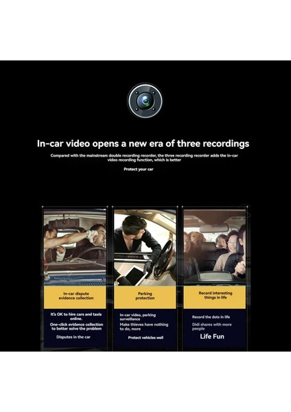 4inch IPS Hd 1080P Araba Dvr Kaydedici Dash Cam Ir Gece Görme Geniş Açılı Park Monitör Kamera Ön Arka Kamera Içinde (Yurt Dışından) fiyatları