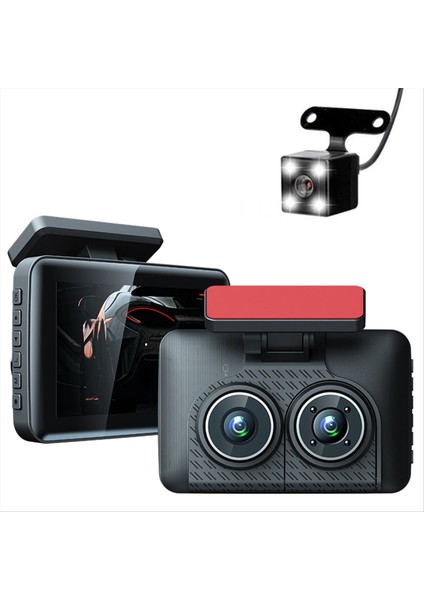 4inch IPS Hd 1080P Araba Dvr Kaydedici Dash Cam Ir Gece Görme Geniş Açılı Park Monitör Kamera Ön Arka Kamera Içinde (Yurt Dışından) indirimleri