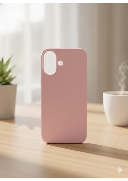 iPhone 17 Kılıf Lansman Kamera Çıkıntılı Içi Kadife Yumuşak Renkli Silikon Mat Hisli Kapak