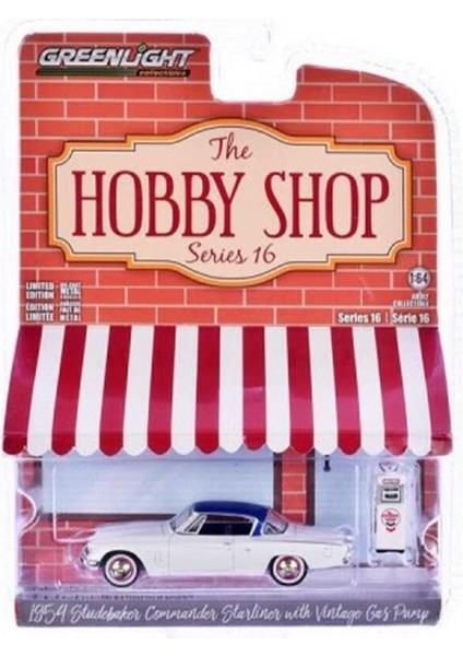 The Hobby Shop Series 16 - 1954 Studebaker Commander Starliner With Vintage 1/64 Model Araba