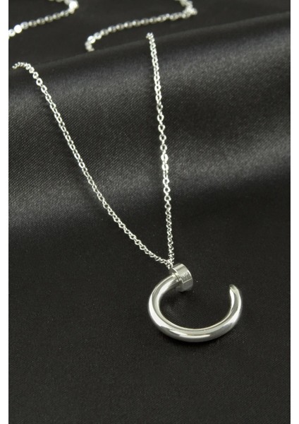 Çivi Lüks Çelik Kolye