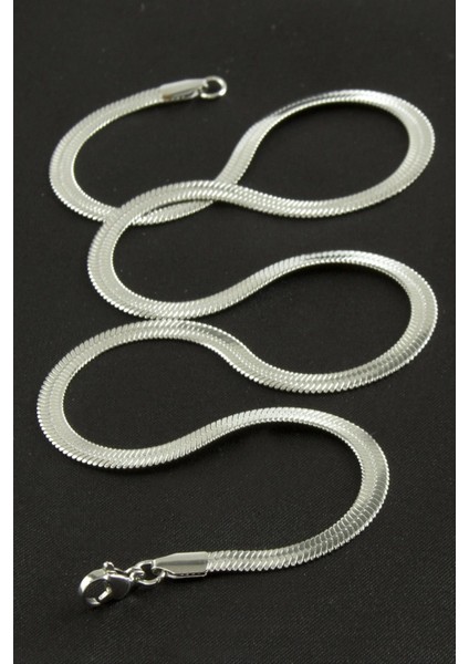 Italyan Zincir Çelik Kolye 45 cm