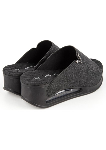 Aero Anatomik Airmax Kadın Terlik Baskılı Siyah indirimleri