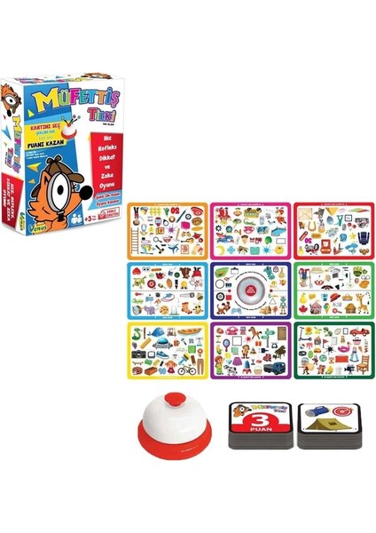 Müfettiş Tilki Oyunu Eğitici Kutu Oyunu