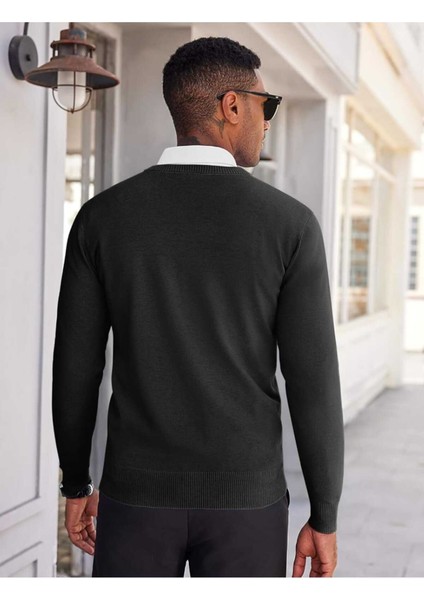 Shaun %100 Pamuk V Yaka Triko Kazak modelleri