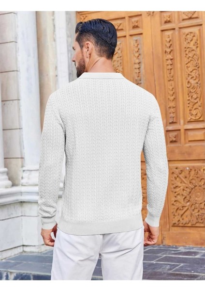 Metropol %100 Pamuk Polo Yaka Erkek Triko Kazak modelleri