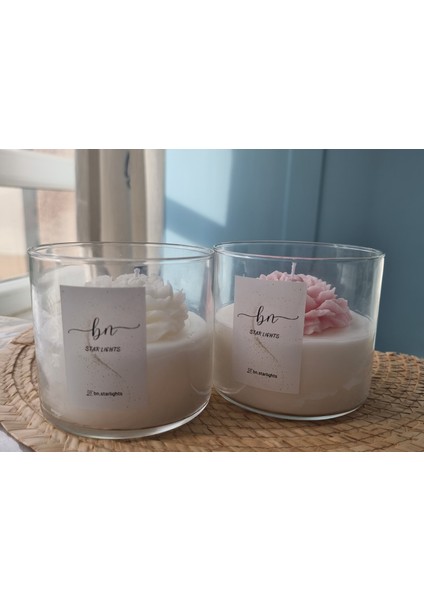 Şakayık Çiçekli Soyavaks Vazo Mum fiyatları