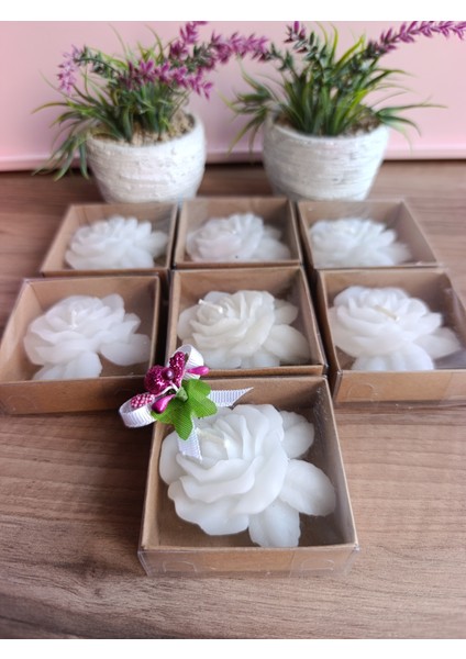 30 adet Gül Mum modelleri