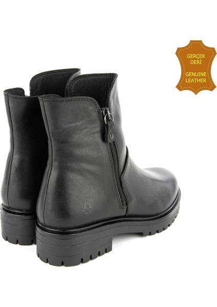 Eretria 725029 Gerçek Deri, Anatomik, Kadın Bot Siyah