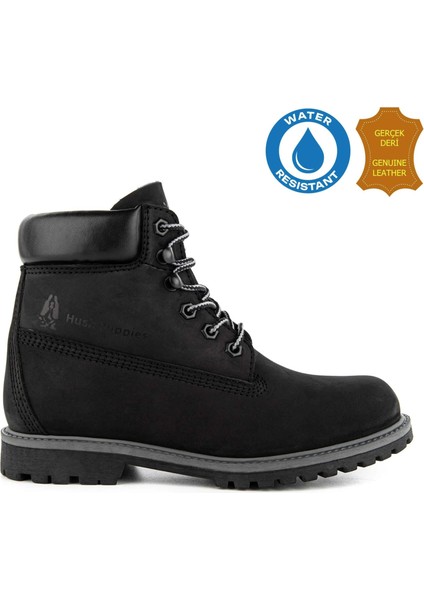 Empresa 725039 Gerçek Deri, Anatomik, WaterResist Kadın Bot Siyah