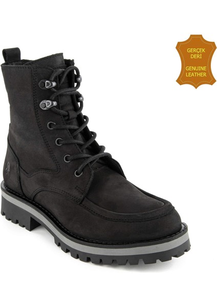 Kedua 725030 Gerçek Deri, Anatomik, Kadın Bot Siyah