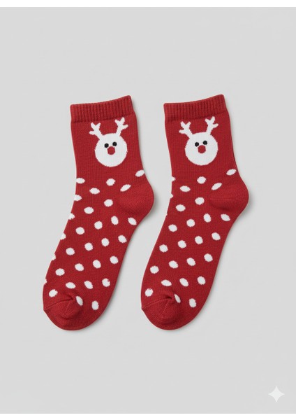 Fugo Concept Fugoconcept Kutulu 2 Çift Yılbaşı Çorabı Seti Noel Konseptli Hediyelik (Pamuklu) modelleri