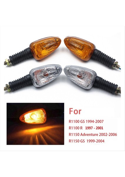 Bmw R1100GS 1994-2007 R1100R 1997-2001, B Için Motosiklet Ön ve Arka Turn Sinyal Işık Göstergesi Göz Kırpma (Yurt Dışından) indirimleri