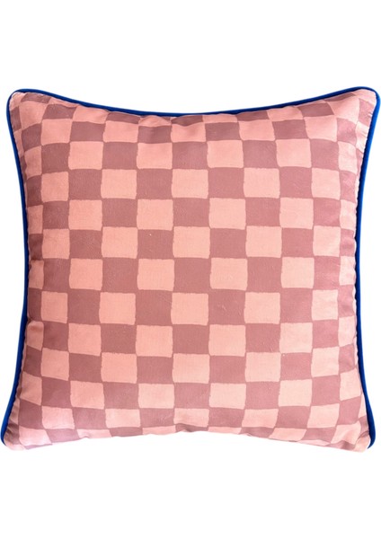 Nutcracker Desenli Kadife Yastık Kılıfı - 50X50 cm - Renkli Yeni Yıl Tasarım - Dekoratif Kırlent Kılıfı