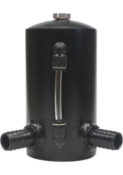 Araba Stili Evrensel Yağ Yakalama Tankı Rezervuar Motoru Yakıt Seperator Can Alüminyum 500ML 2X19MM (Yurt Dışından)
