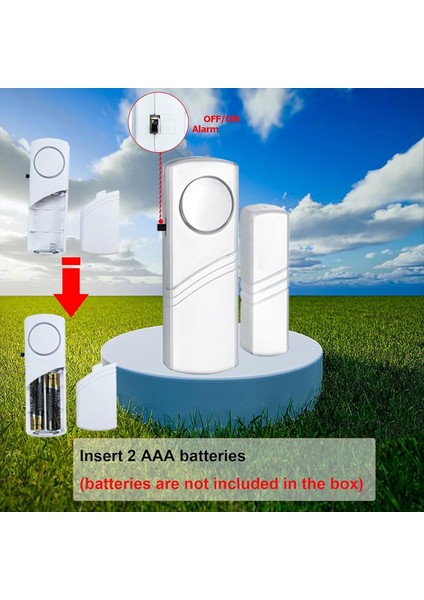 4pcs Güvenlik Kapı Pencere Alarmı Kablosuz Kapı Pencere Hırsız Alarmı Ofis Penceresi Havuzu Için Kapı Zili Alarmları (Yurt Dışından) indirimleri