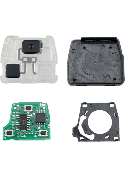 2x Araç Akıllı Uzaktan Anahtar 2 Düğmeleri 4c Chıp Araç Keyaf Fob Toyota Corolla Için Uyut 2001-2007 304MHZ (Yurt Dışından) modelleri