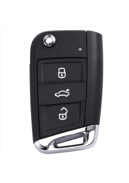 Araba 3 Düğmeler Anahtar Kabuk Katlanır Vw Mbq Golf Tiguan Genişlik Anahtar Bıçak Muhafaza Kapağı (Yurt Dışından)