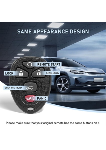 Car Key Fob Chevy Traverse Tahoe Banliyö Gmc Acadia Yukon Xl Buick Enclave Cadillac Escalade OUC60270 (Yurt Dışından) modelleri