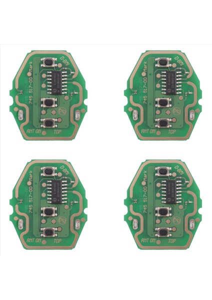 4x 3 Düğme Uzak Araç Anahtarı Kontrol Devre Kart 315MHZ/433MHZ For-Bmw 3 5 Serisi E46 E39 Ews Anahtar Kabuk Olmadan (Yurt Dışından)