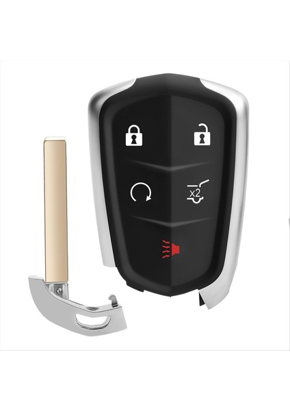 Araba Anahtarı Fob Değiştirme HYQ2EB 13510245 Cadillac Xt5 2017-2019 Için Xt4 2019 Anahtarsız Giriş Uzaktan Kumandası (Yurt Dışından)