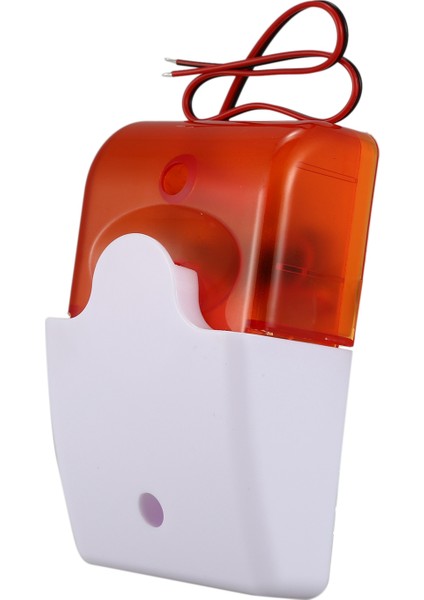 Mini Kablolu Strobe Uyarı Siren Dayanıklı Dc 12V Ses Alarmı Yanıp Sönen Hafif Ses Siren Boynuzu Ev Güvenlik Sistemi 115DB Turuncu (Yurt Dışından) modelleri