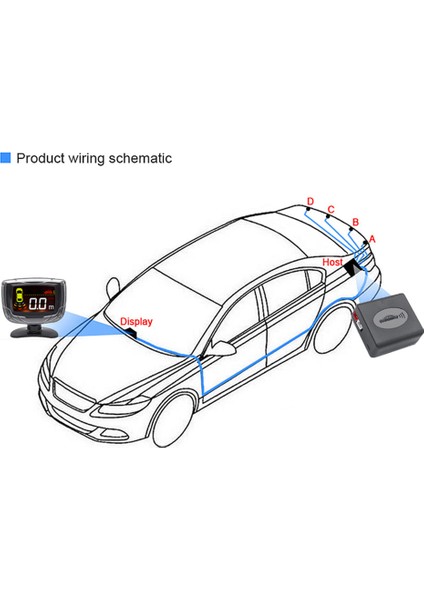 Tersine Dönen Adar LCD Sıvı Kristal Buzzer Sesli Araba Evrensel (Yurt Dışından) indirimleri