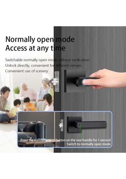 Biyometrik Parmak Izi Akıllı Ev Kapı Kilidi Şifre Dijital Kilit Kontrolü Gümüş (B) (Yurt Dışından) fiyatları